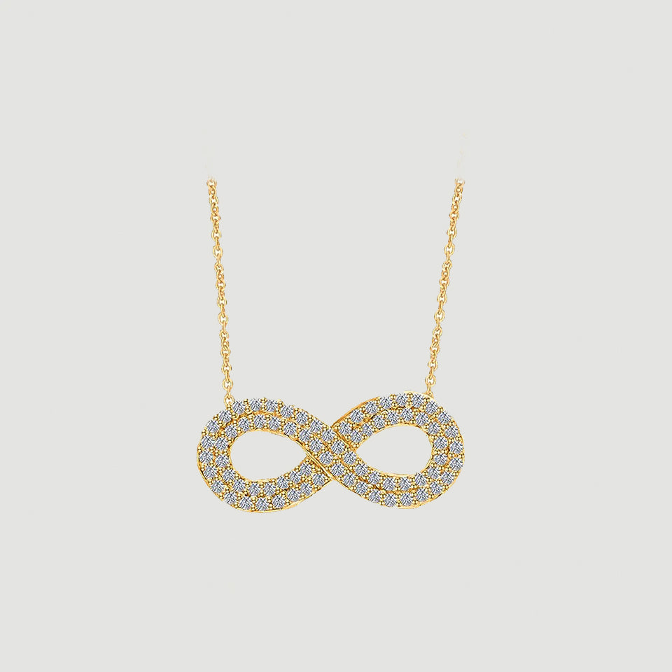 Accent Infinity Pendant Necklace