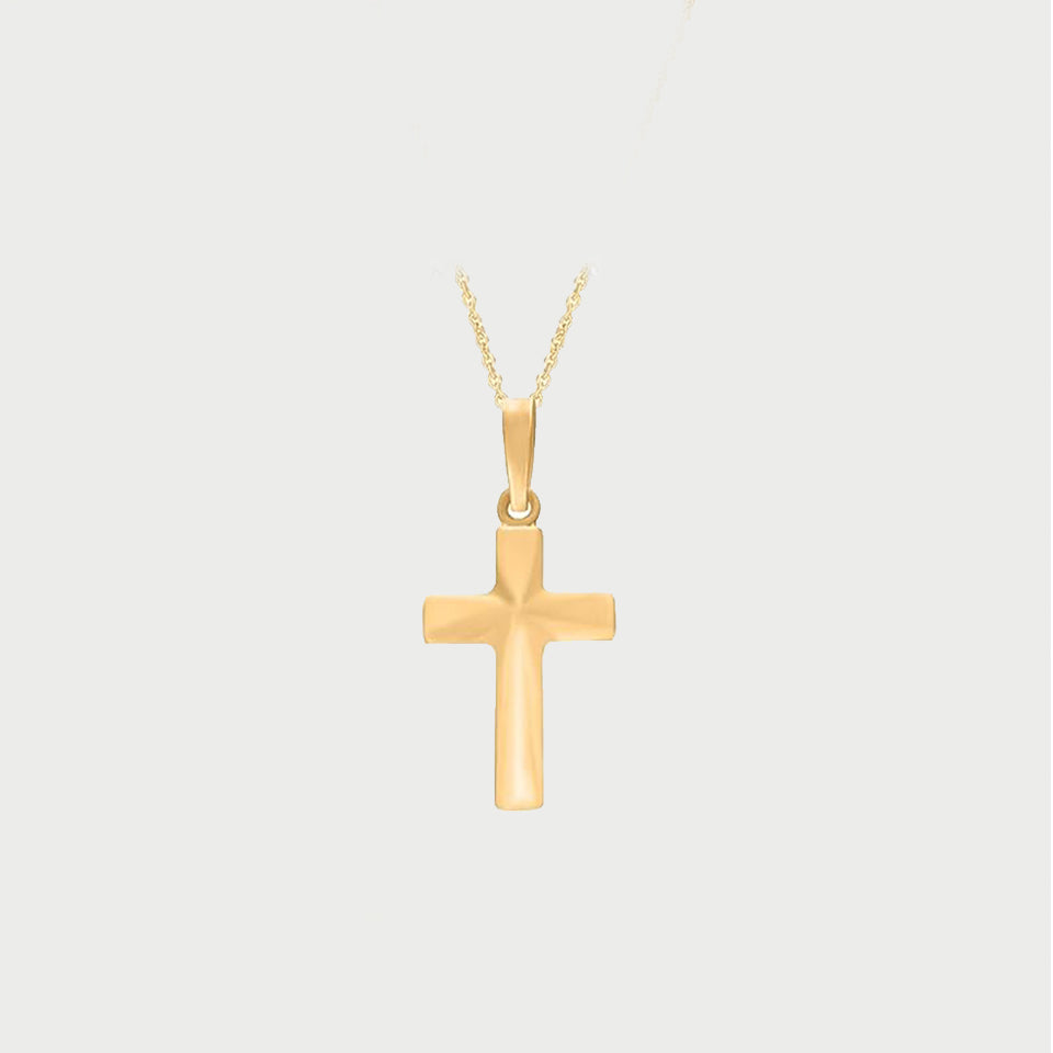 Silver Cross Pendant Necklace