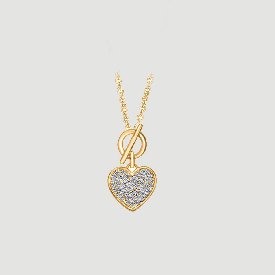 Toggle Love Heart Pendant Necklace