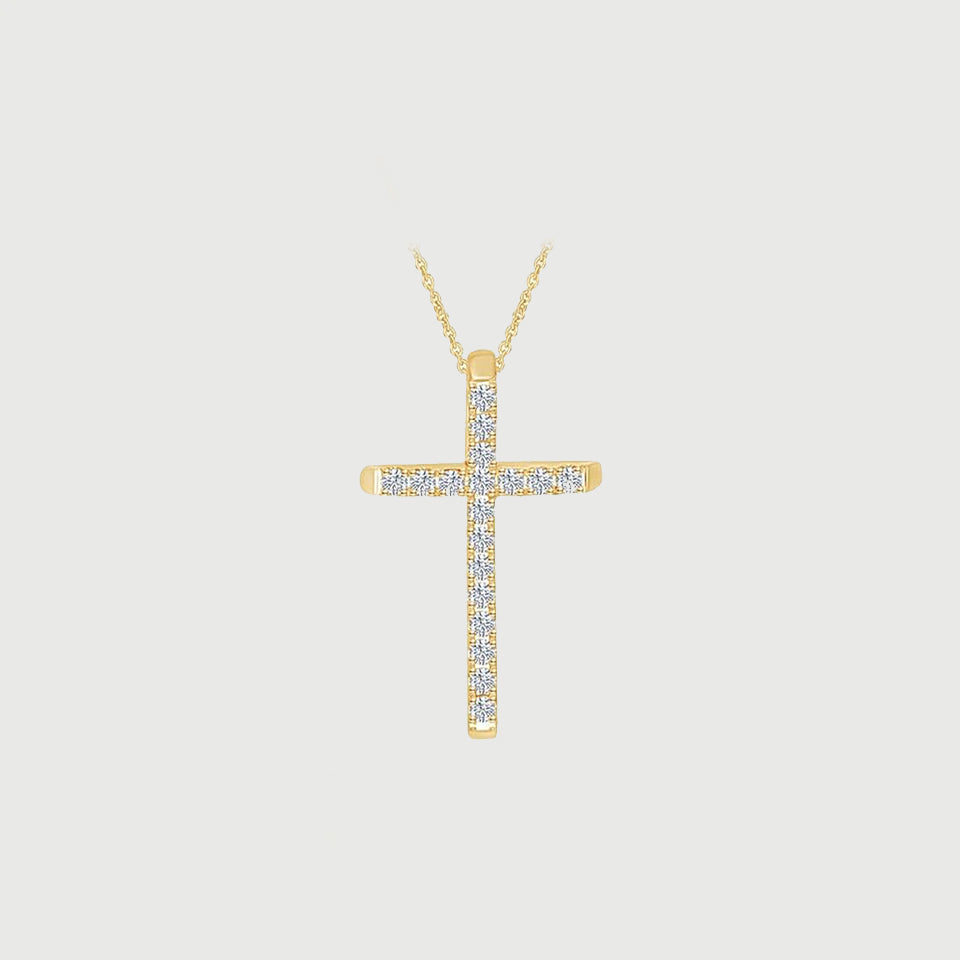 Delicate Cross Pendant Necklace