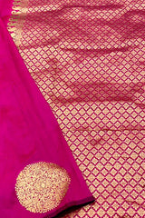 Fancy Soft Lichi Silk Saree