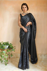 Fancy Japan Satin Saree