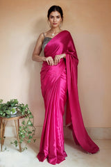 Fancy Japan Satin Saree