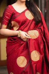 Fancy Soft Lichi Silk Saree