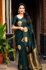 Fancy Soft Lichi Silk Saree