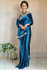 Fancy Japan Satin Saree