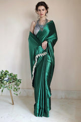 Fancy Japan Satin Saree