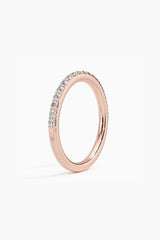 Round Cut Half Eternity Ring