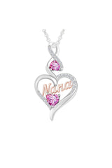 Nana Heart Infinity Pendant Neckalce