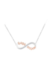 Infinity Best Mom Pendant Necklace