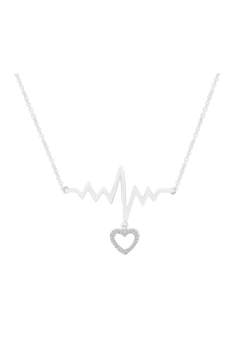 Heartbeat Love Pendant Necklace