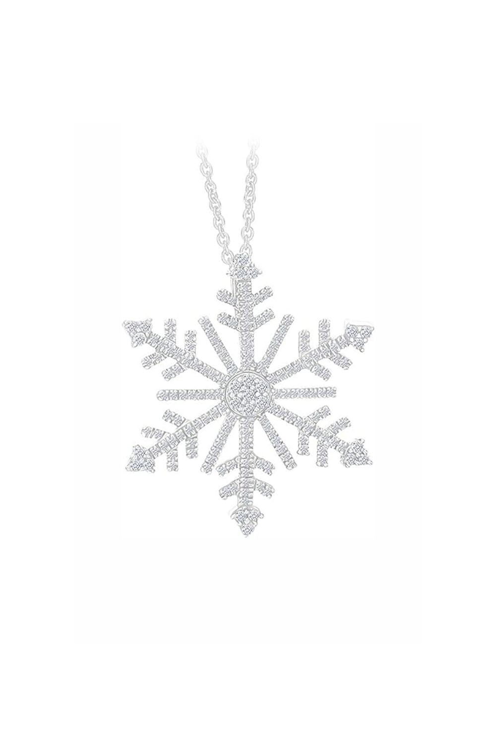 Blossom Snowflake Pendant Necklace