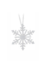 Blossom Snowflake Pendant Necklace