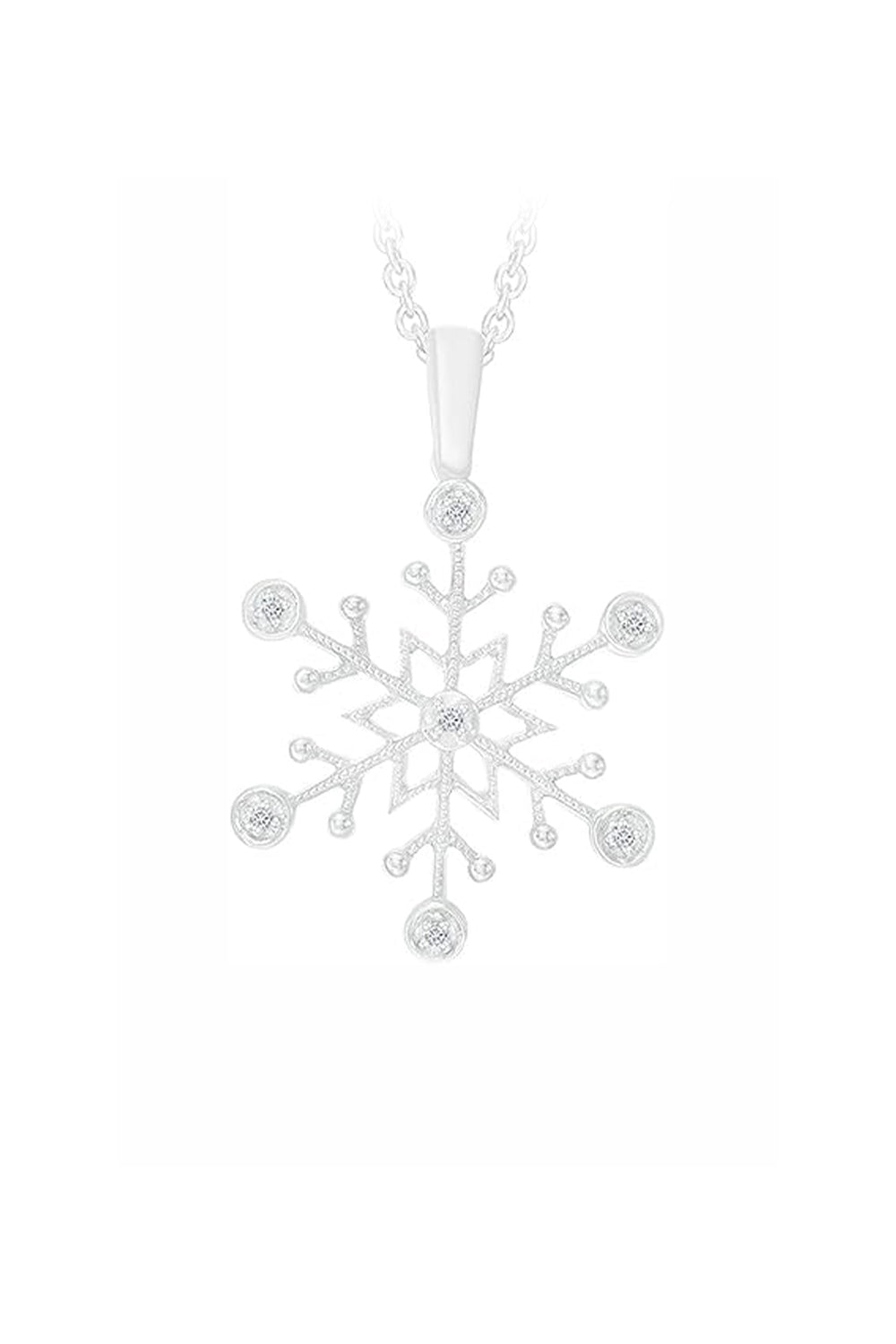 Star Snowflake Pendant Necklace