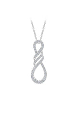 Infinity Flame Pendant Necklace