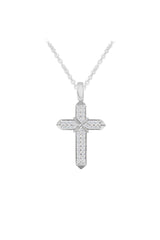 Bold Cross Pendant Necklace