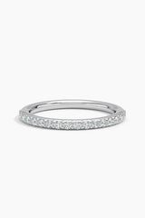 Round Cut Half Eternity Ring