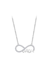 Mom Infinity Pendant Necklace