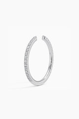 Round Cut Open Stacking Band Ring