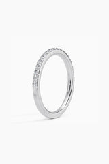 Round Cut Half Eternity Ring