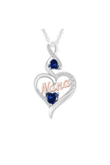 Nana Heart Infinity Pendant Neckalce