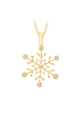 Star Snowflake Pendant Necklace