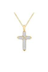 Bold Cross Pendant Necklace