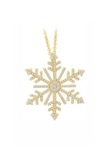 Blossom Snowflake Pendant Necklace